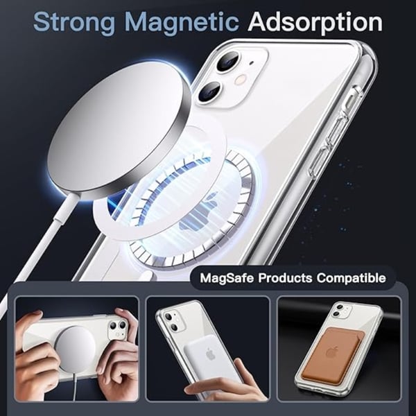 Mobilskal till iPhone 12 Mini Magsafe - Transparent