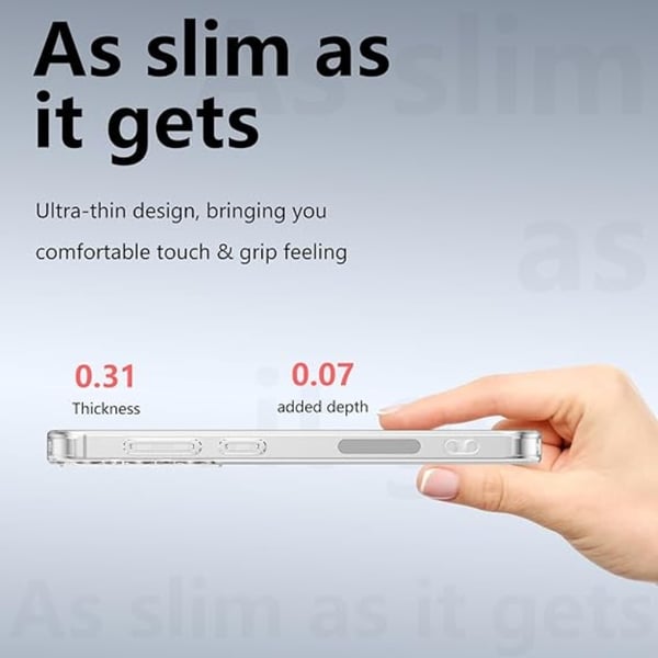 Mobilskal till Galaxy S24 FE Magsafe - Transparent