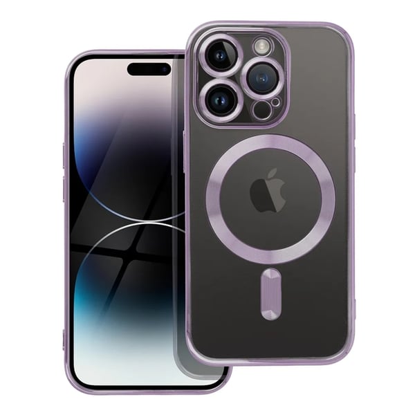 Telefontaske til iPhone 14 Pro MagSafe Electro Mag - Lilla Telefontaske til iPhone 14 Pro MagSafe Electro Mag - Lilla