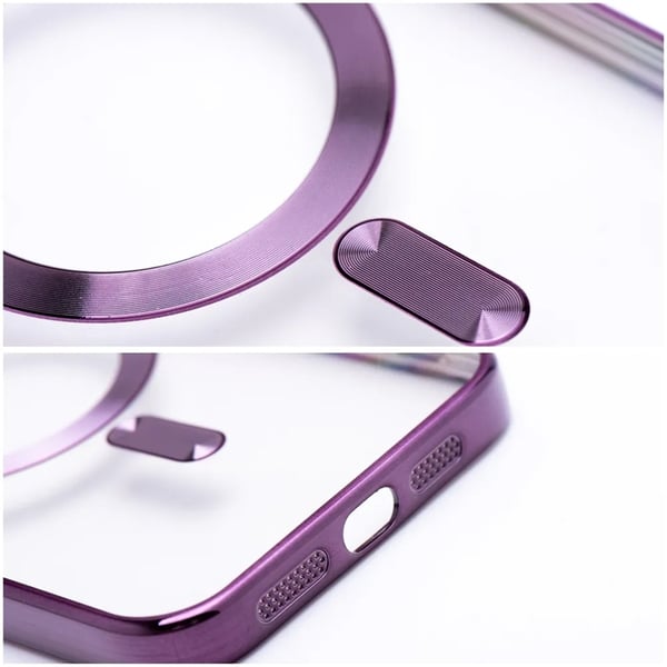 Mobilskal till iPhone 15 MagSafe Electro Mag - Lila