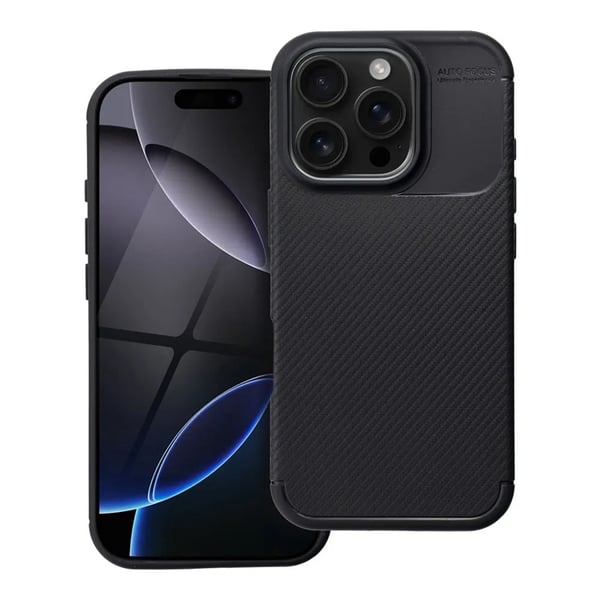 Mobilskal till iPhone 16 Pro Carbon Premium - Svart