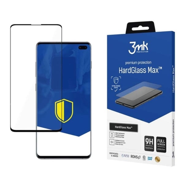 3MK Galaxy S10 Plus Härdat glas Skärmskydd Max