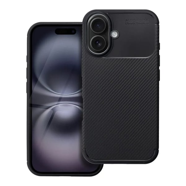Mobilskal till iPhone 16 Plus Carbon Premium - Svart