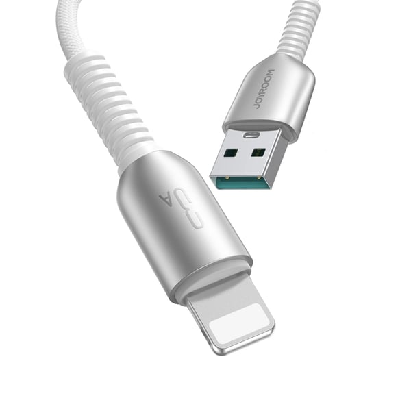 Joyroom S-A51 3A USB-A - Lightning Kabel 1.2m - Ljusgrå