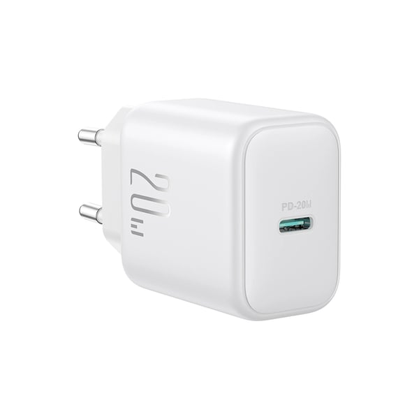 Joyroom Snabbladdare 20W USB-C Med USB-C 1m Kabel - Vit