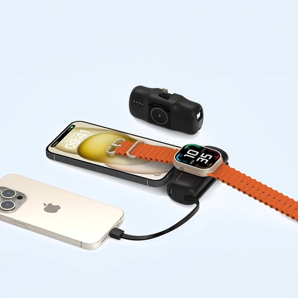 Wozinsky Lightning Mini Powerbank 15W 5000mAh - Sort