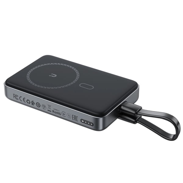 Acefast Powerbank 10000mAh M10 Magnetisk 2x USB-C PD 30W - Sort