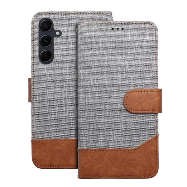 Galaxy S25 Plus Plånboksfodral Jeans - Grå