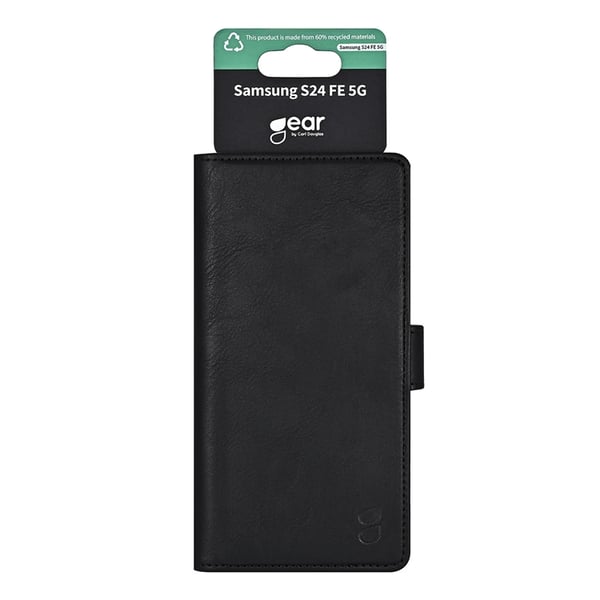 Gear Galaxy S24 FE 5G Plånboksfodral 3 Kortfack - Svart