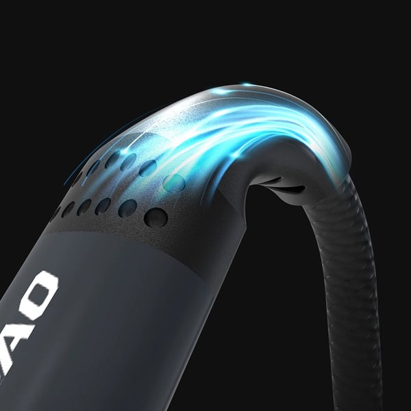 Dudao USB-A - USB-C 5A Kabel 1.2m Braided - Svart