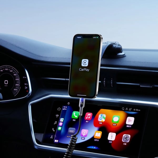Joyroom S-A43 USB-C - Lightning 30W kaapeli 1.5m Spiraali Crystal Clear