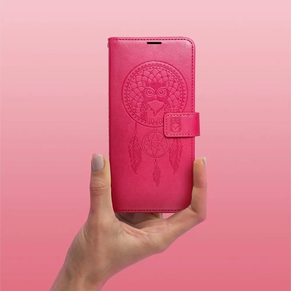 Galaxy S24 FE Lompakkokotelo Mezzo - Dreamcatcher Magenta