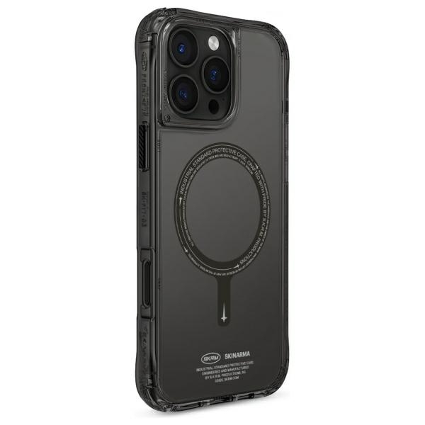 Skinarma Telefontaske til iPhone 16 Pro MagSafe Saido - Sort