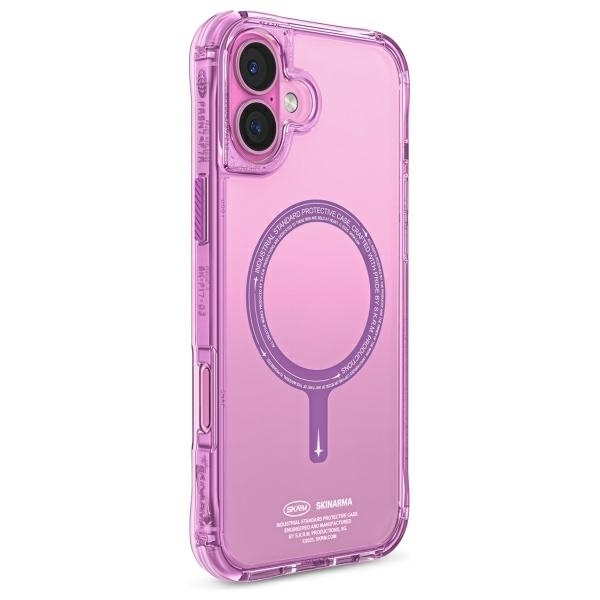 Skinarma Mobilskal till iPhone 16 Plus MagSafe Saido - Rosa