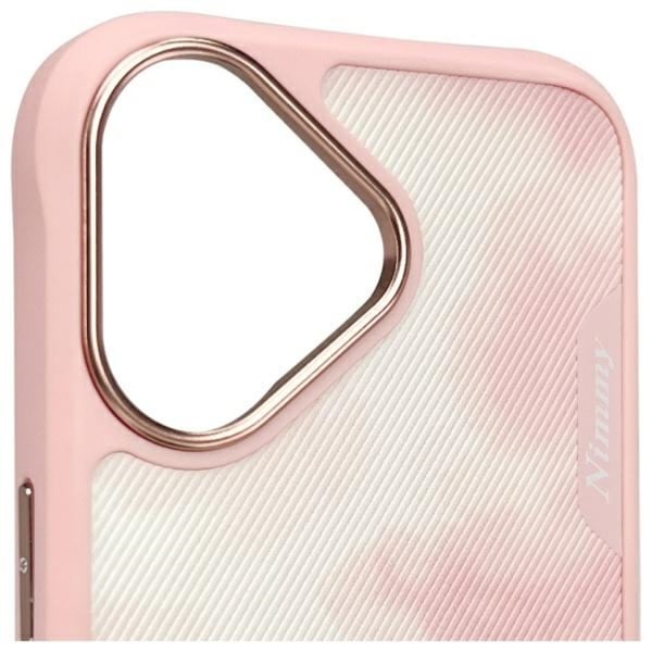 Nimmy Mobilskal till iPhone 16 Big Eyed Pet 2.0 Cat - Rosa
