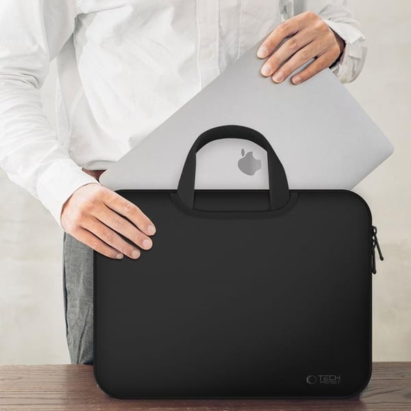Tech-Protect Laptop Taske 15-16" Neopren - Sort