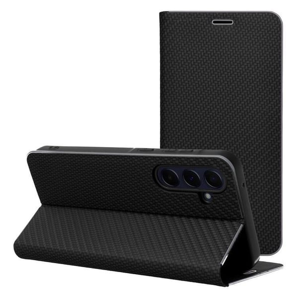 Galaxy S25 Plus Lompakkokotelo Luna Book - Musta