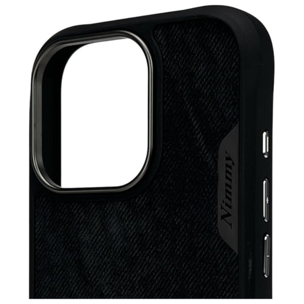 Nimmy Telefontaske til iPhone 16 Pro Max Big Eyed Pet 2.0 Panda - Sort