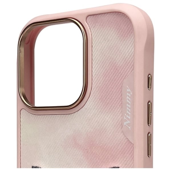 Nimmy Mobilskal till iPhone 16 Pro Max Big Eyed Pet 2.0 Cat - Rosa