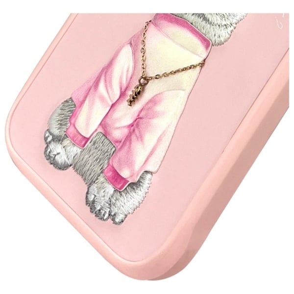 Nimmy Mobilskal till iPhone 16 Pro Glasses Cool Cat - Rosa