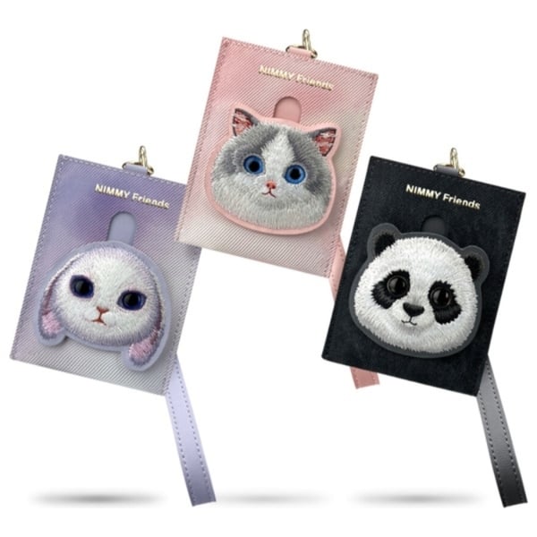 Nimmy Korttikotelo Big Eyed Pet 2.0 Rabbit - Violetti