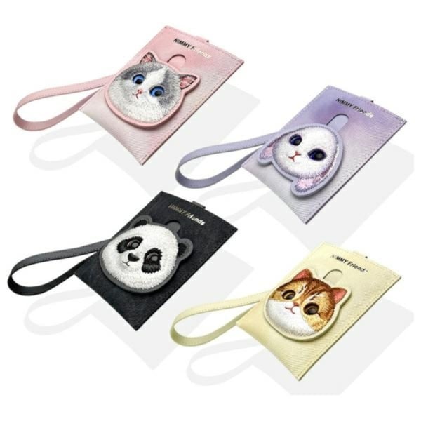 Nimmy Korttikotelo Big Eyed Pet 2.0 Rabbit - Violetti