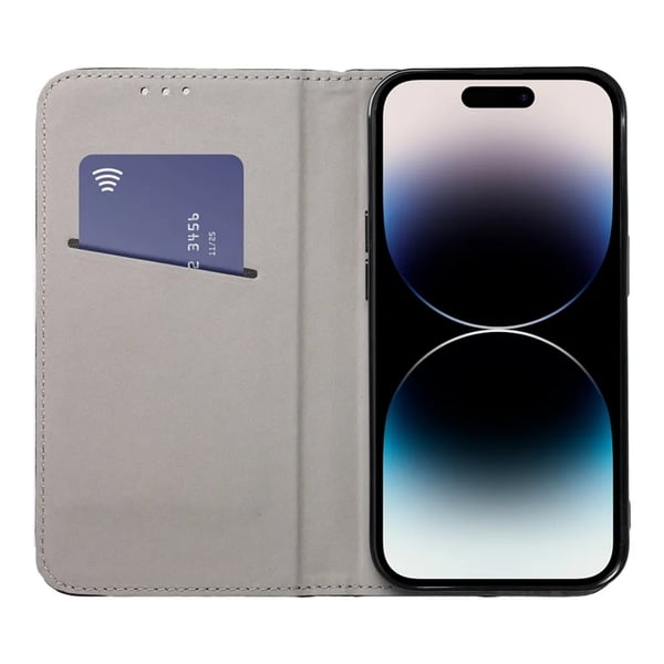Xiaomi Redmi 14C Lompakkokotelo Smart Magneto - Tummanvihreä