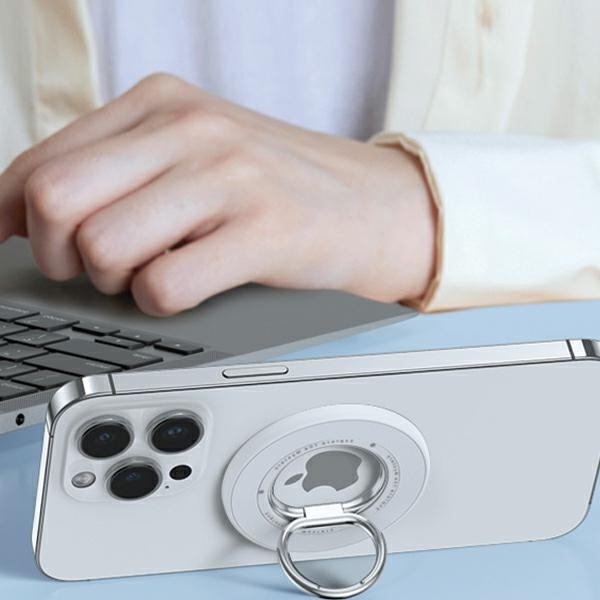 Sodi Magnetisk MagSafe Ringholder Dobbeltsidet - Hvid