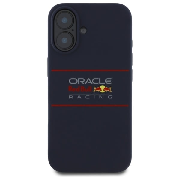 Red Bull telefonetui til iPhone 16 MagSafe silikone vandret logo