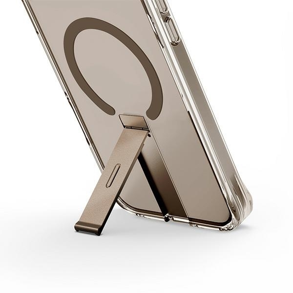 UNIQ Mobilskal till iPhone 16 Pro Eleva Vertica Stativ - Taupe Guld