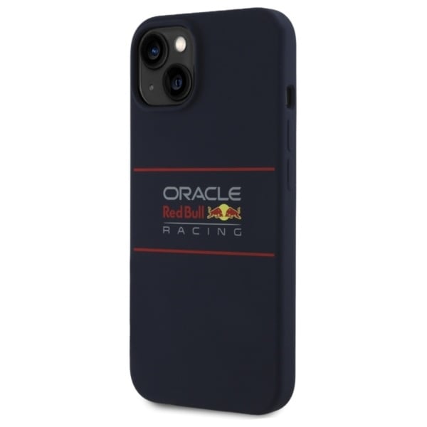 Red Bull MagSafe-silikonikuori iPhone 14:lle vaakasuoralla logolla