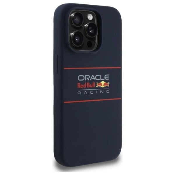 Red Bull MagSafe-silikonikuori iPhone 14 Prolle, vaakasuora logo
