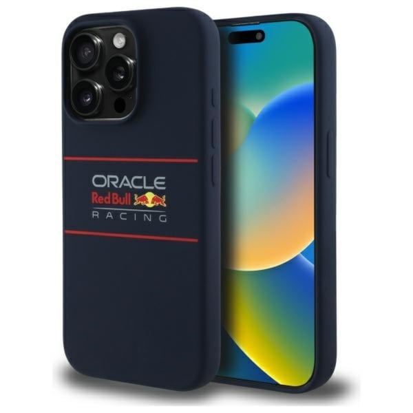 Red Bull MagSafe silikoninen vaakasuora logokotelo iPhone 15 Pro Maxille