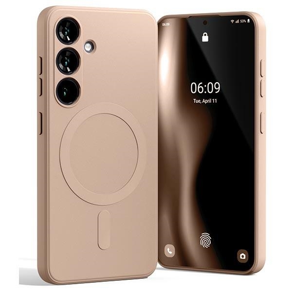 Mercury Mobilcover til Galaxy S24 MagSafe Semi-Silikone - Rosa Sand