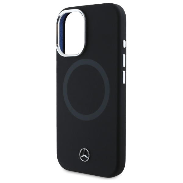 Mercedes Mobilskal till iPhone 16 MagSafe Silikon Tonal Logo - Svart