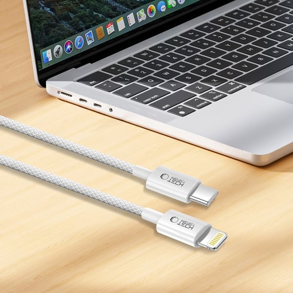 Tech-Protect USB-C till Lightning kabel Ultraboost 2m - Grå