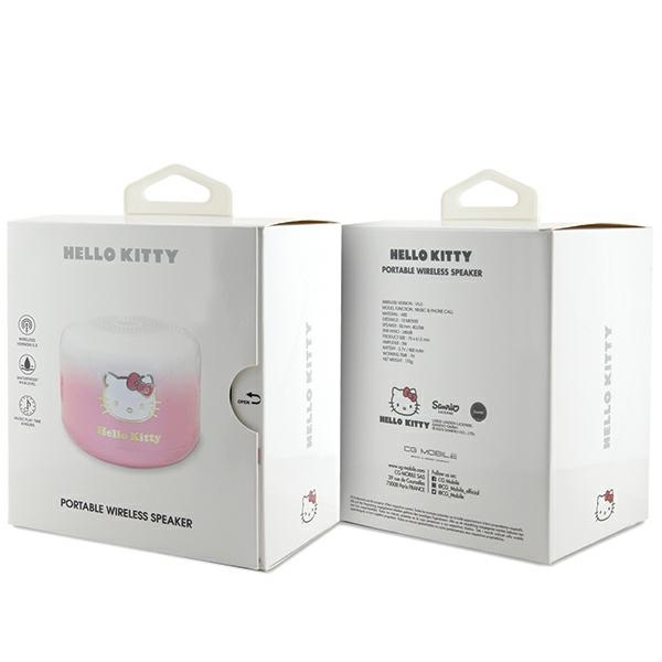 Hello Kitty Högtalare Bluetooth 5.0 Electroplate Gradient - Rosa