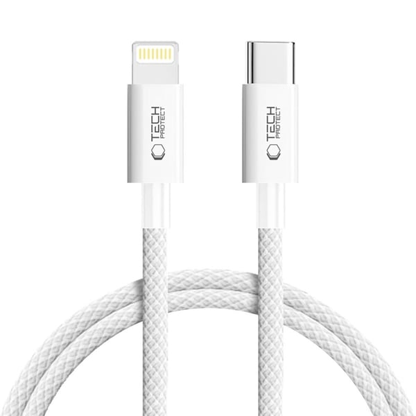 Tech-Protect USB-C til Lightning Kabel Ultraboost 1m - Grå