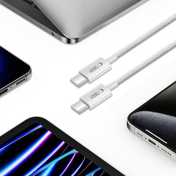 Tech-Protect USB-C till USB-C kabel Ultraboost 1m - Grå