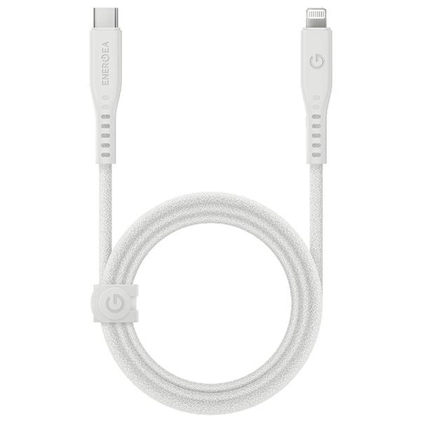 Energea USB-C till Lightning Kabel 60W 3A 1.5m - Vit