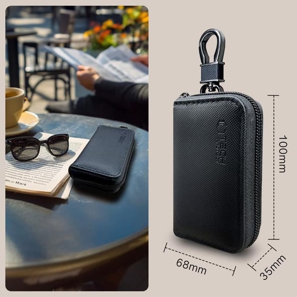 Tech-Protect KLR300 RFID-beskyttelse/Faraday nøglefri bilnøgleetui - sort