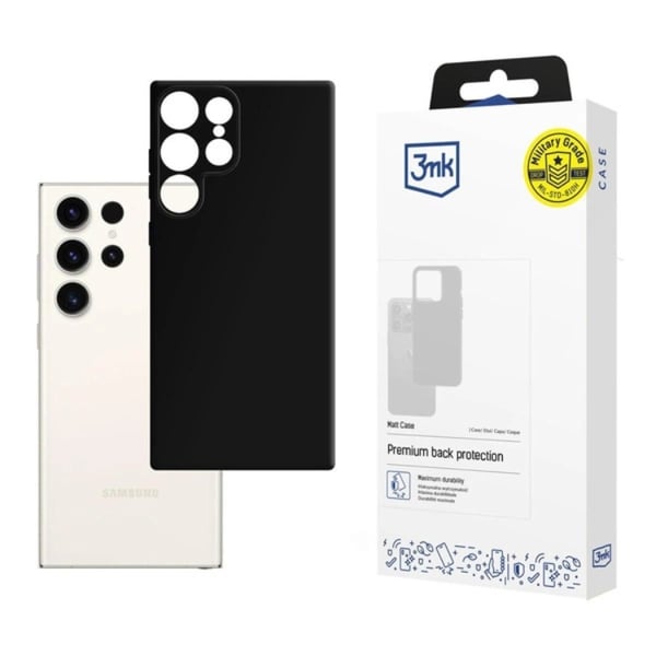 3MK Mobilskal till Galaxy S25 Ultra Matt - Svart