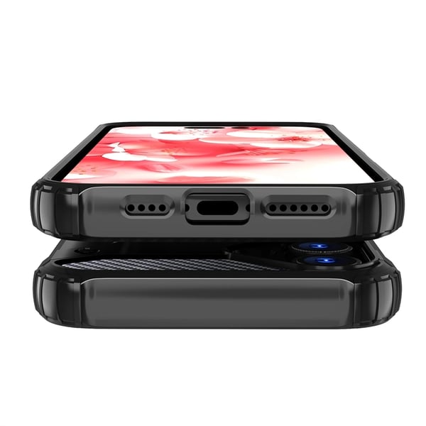 Mobilskal till iPhone 16 Plus Hybrid Armor - Svart