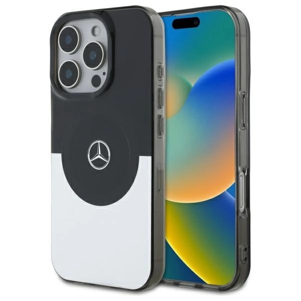 Mercedes Mobilskal till iPhone 16 Pro Max MagSafe Double Layer BiColor - Silver