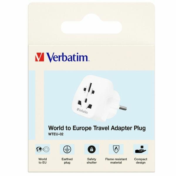 Verbatim Reseladdare EU/UK/US - Vit