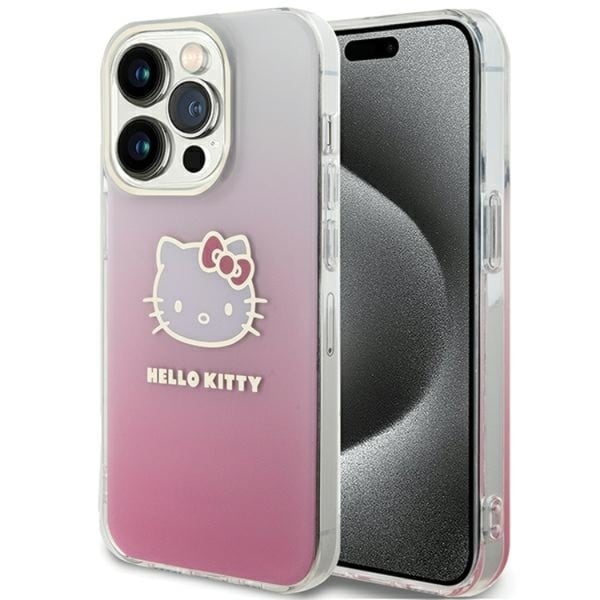 Hello Kitty -puhelinkotelo iPhone 13 Pro Max Kitty Head - Vaaleanpunainen