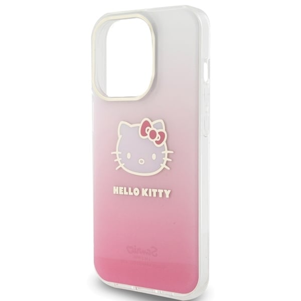 Hello Kitty -puhelinkotelo iPhone 14 Pro Kitty Head - Vaaleanpunainen