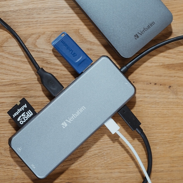 Verbatim Hukommelseskort microSDXC 64GB V10 Med Adapter - Sort