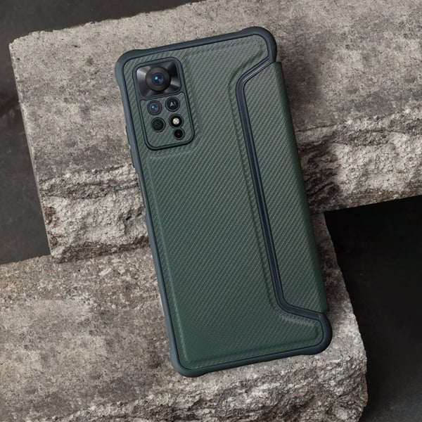 Xiaomi Redmi 14C Lompakkokotelo Razor - Tummanvihreä