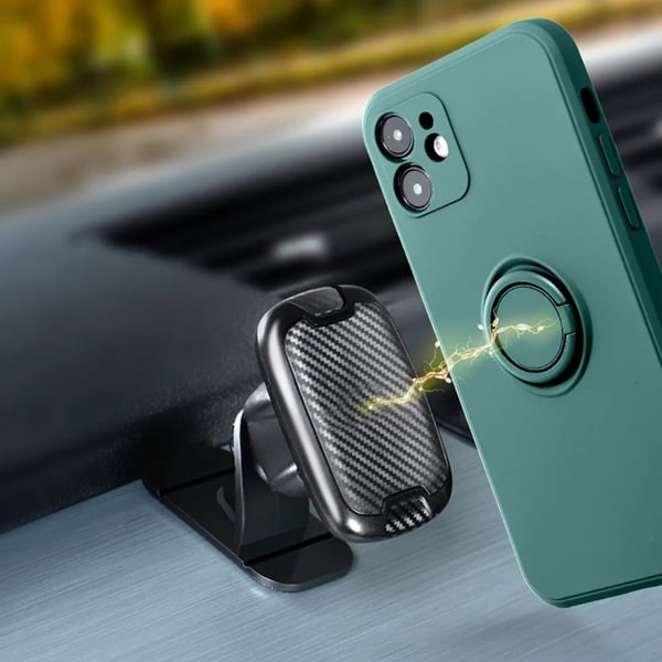 Mobilskal till Xiaomi Redmi 14C Silikon Ring - Svart
